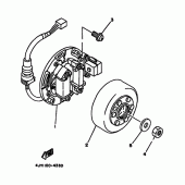 Схема узла: Генератор Yamaha YZ125