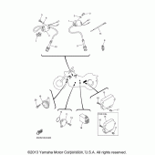Схема вузла: Електроустаткування (2) Yamaha XVS650 V-Star Classic
