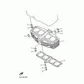 Схема узла: Цилиндр Yamaha XJR1300