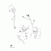 Схема вузла: Пульт керування рульовим та важелем Yamaha FZ8 FZ8 FAZER