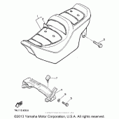 Схема узла: Сиденье Yamaha XVZ1300 Venture Royale