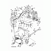 Схема вузла: Радіатор та Патрубок системи охолодження Yamaha YP400