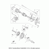 Схема узла: Привод стартера Yamaha XV1900 Raider