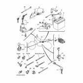 Схема вузла: Електроустаткування 1 Yamaha XG250 TRICKER
