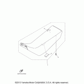 Схема вузла: Сидіння Yamaha TT-R250 TT-R250
