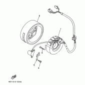 Схема узла: Генератор Yamaha TT250R TT-R