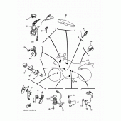 Схема вузла: Электрооборудование 2 Yamaha FJ09 FJ-09