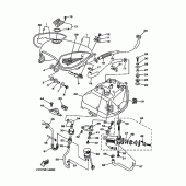 Схема узла: Топливный бак Yamaha XV535 Virago