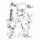 Схема узла: Масляный насос Yamaha XT600 XT600