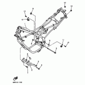 Схема узла: Рама Yamaha XJ400 Diversion (S-TYPE)