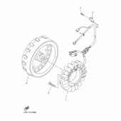 Схема вузла: Генератор Yamaha XVS1300 XVS1300 Custom