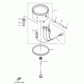 Схема вузла: Приладова панель Yamaha XVS650 Drag Star Classic