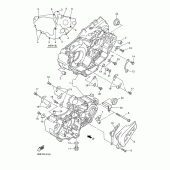 Схема вузла: Картер двигуна Yamaha WR400F