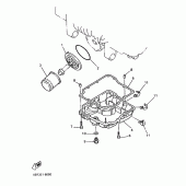 Схема вузла: Фільтр масляний Yamaha XJ600 Diversion (S-TYPE)