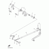 Схема узла: Вал переключения Yamaha YZF-R1 R1
