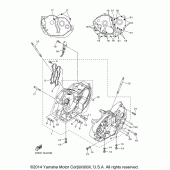 Схема вузла: Картер двигуна Yamaha XVS1300 V-Star Deluxe