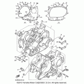 Схема узла: Картер двигателя Yamaha XV535 Virago