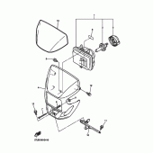 Схема вузла: Фара Yamaha WR450F