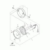 Схема узла: Фара Yamaha YBR125