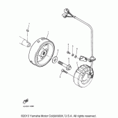 Схема вузла: Генератор Yamaha YZF600R Thundercat