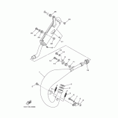 Схема узла: Выхлопная система Yamaha YZ125