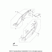 Схема узла: Боковая крышка Yamaha YZF600R Thundercat