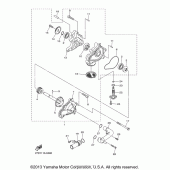 Схема вузла: Водяний насос Yamaha XVS1300 Stryker