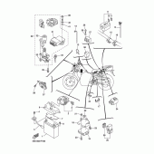 Схема узла: Электрооборудование 2 Yamaha FZ6 FZ6-S2 (Naked)