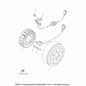 Схема вузла: Генератор Yamaha XV1600 Road Star Silverado