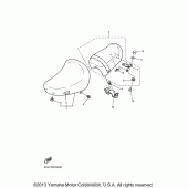 Схема узла: Сиденье Yamaha XV250 V-Star