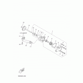 Схема вузла: Водяний насос Yamaha YP250 X-MAX