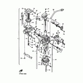 Схема вузла: Карбюратор Yamaha XT600 XT600