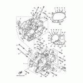 Схема вузла: Картер двигуна Yamaha XVS400 Drag Star