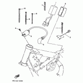 Схема вузла: Електроустаткування 1 Yamaha YZ125