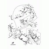 Схема узла: Радиатор и Патрубок системы охлаждения Yamaha XP500 T-MAX