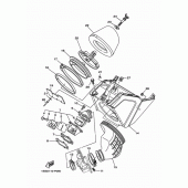 Схема вузла: Впускна система Yamaha YZ250 YZ250