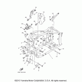 Схема узла: Рама Yamaha XVS650 V-Star Custom