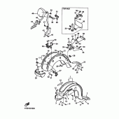 Схема узла: Крыло Yamaha XVZ1300 Royal Star Tour Deluxe