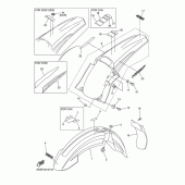 Схема узла: Крыло Yamaha YZ450F YZ450F