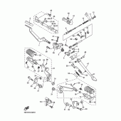 Схема вузла: Підніжки та Підставка Yamaha XVS250 Drag Star