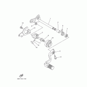 Схема узла: Вал переключения Yamaha YZ125