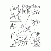 Схема вузла: Електроустаткування 1 Yamaha FZX250 ZEAL