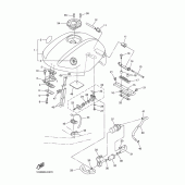 Схема вузла: Паливний бак Yamaha FZS1000 FAZER