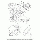 Схема узла: Крыло Yamaha YZF600R Thundercat
