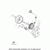 Схема вузла: Генератор Yamaha XT250 XT250