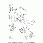 Схема вузла: Бічна кришка Yamaha XVS950 V-Star