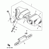 Схема вузла: Задній ліхтар Yamaha XV535 Virago