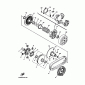 Схема вузла: Зчеплення Yamaha YP250 Grand Majesty