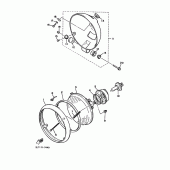 Схема вузла: Фара Yamaha VMX12 V-MAX