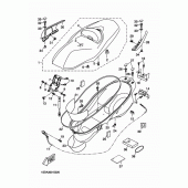 Схема вузла: Сидіння Yamaha YP400